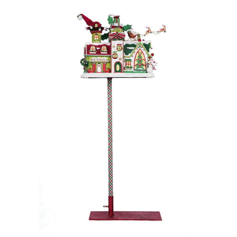 Quirks! Katherine's Collection, Christmas Whimsical Village Mailbox by Katherine's Collection