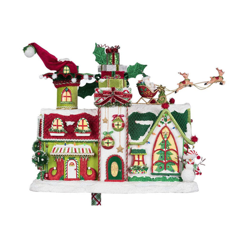 Quirks! Katherine's Collection, Christmas Whimsical Village Mailbox by Katherine's Collection