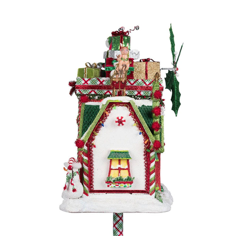 Quirks! Katherine's Collection, Christmas Whimsical Village Mailbox by Katherine's Collection