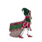 Quirks! Katherine's Collection, Christmas Winter Snowdrop Elf With Bag by Katherine's Collection