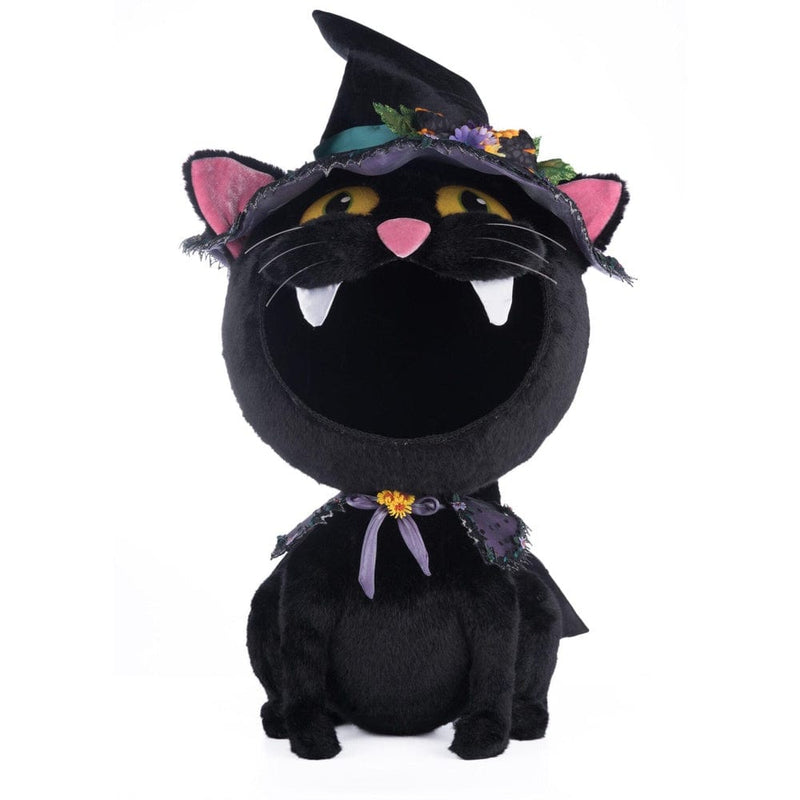Quirks! Katherine's Collection Halloween, Halloween, Seasonal Decor Black Cat Candy Container by Katherine's Collection