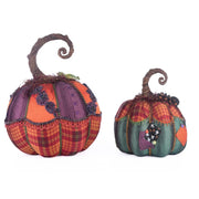Quirks! Katherine's Collection Halloween, Halloween, Seasonal Decor Broomstick Acres Pumpkins Set Of 2 by Katherine's Collection