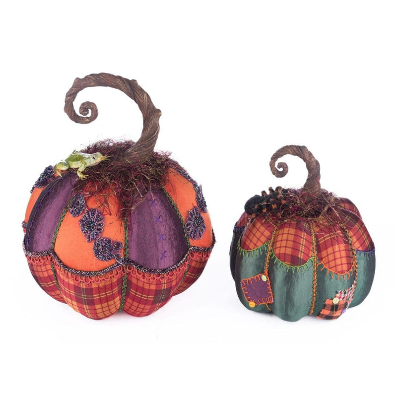 Quirks! Katherine's Collection Halloween, Halloween, Seasonal Decor Broomstick Acres Pumpkins Set Of 2 by Katherine's Collection