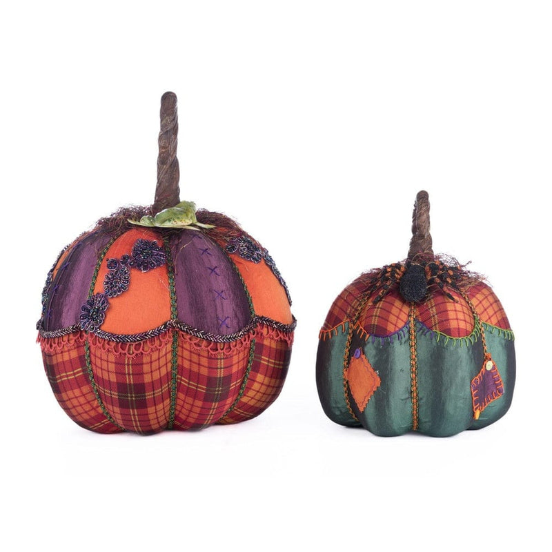 Quirks! Katherine's Collection Halloween, Halloween, Seasonal Decor Broomstick Acres Pumpkins Set Of 2 by Katherine's Collection