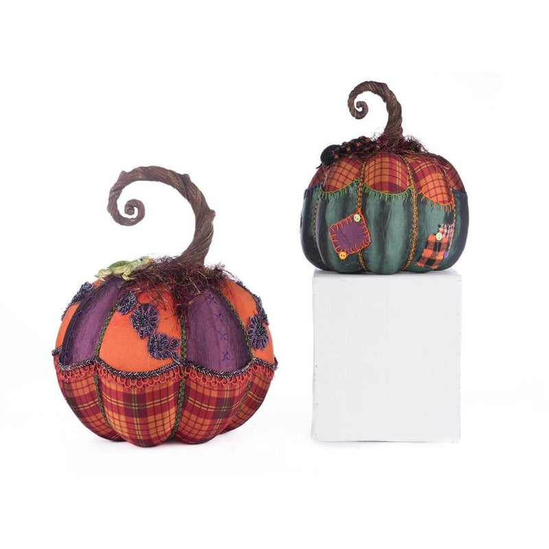Quirks! Katherine's Collection Halloween, Halloween, Seasonal Decor Broomstick Acres Pumpkins Set Of 2 by Katherine's Collection