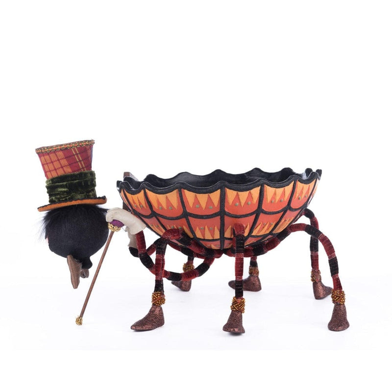 Quirks! Katherine's Collection Halloween, Halloween, Seasonal Decor Broomstick Acres Spider Candy Dish by Katherine's Collection