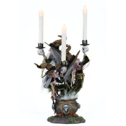 Quirks! Katherine's Collection Halloween, Halloween, Seasonal Decor Broomstick Acres Witches Candle Holder by Katherine's Collection