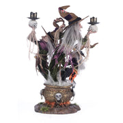 Quirks! Katherine's Collection Halloween, Halloween, Seasonal Decor Broomstick Acres Witches Candle Holder by Katherine's Collection