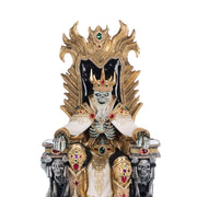 Quirks! Katherine's Collection Halloween, Halloween, Seasonal Decor Captain Skully Swashbuckler Pirate King In Chair by Katherine's Collection