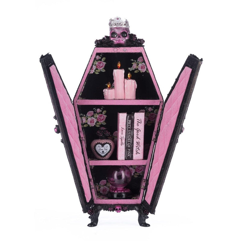 Quirks! Katherine's Collection Halloween, Halloween, Seasonal Decor Coffin Cabinet Menagerie by Katherine's Collection