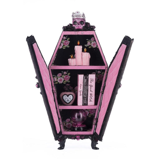 Quirks! Katherine's Collection Halloween, Halloween, Seasonal Decor Coffin Cabinet Menagerie by Katherine's Collection