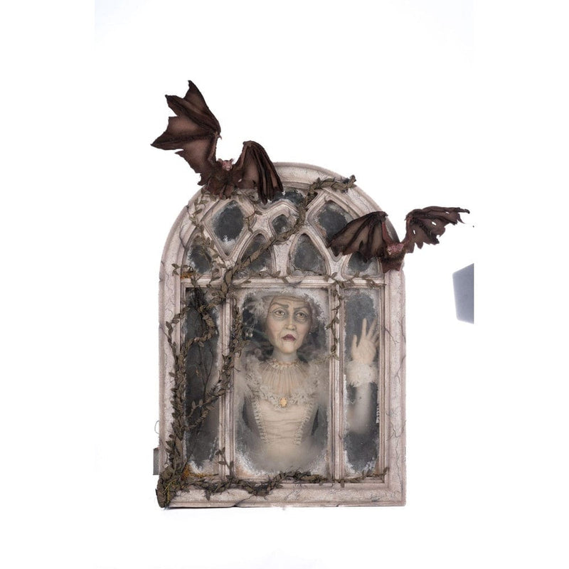 Quirks! Katherine's Collection Halloween, Halloween, Seasonal Decor Gladys Grimoire At The Window by Katherine's Collection