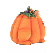 Quirks! Katherine's Collection Halloween, Halloween, Seasonal Decor Jackie The Kitty Cat Pumpkin Candy Container by Katherine's Collection