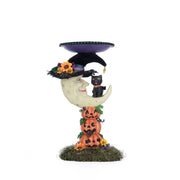 Quirks! Katherine's Collection Halloween, Halloween, Seasonal Decor Jacks and Cats Moon Pillar Candle Holder by Katherine's Collection