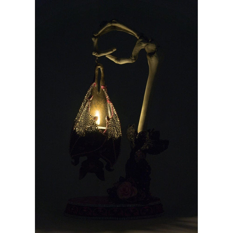 Quirks! Katherine's Collection Halloween, Halloween, Seasonal Decor Lacey Bat Luminary by Katherine's Collection