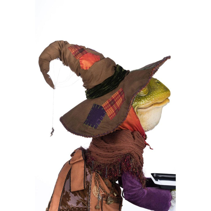 Quirks! Katherine's Collection Halloween, Halloween, Seasonal Decor Lady Fitzroy Frog Server by Katherine's Collection