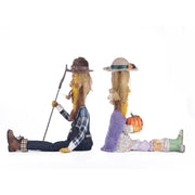 Quirks! Katherine's Collection Halloween, Halloween, Seasonal Decor Mr. And Mrs. Cobb Lanky Legs Assortment of 2 by Katherine's Collection