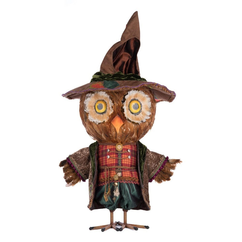 Quirks! Katherine's Collection Halloween, Halloween, Seasonal Decor Ozzy The Owl Candy Container by Katherine's Collection