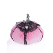 Quirks! Katherine's Collection Halloween, Halloween, Seasonal Decor Pink Passion Stuffed Pumpkins Set of 2 by Katherine's Collection