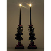 Quirks! Katherine's Collection Halloween, Halloween, Seasonal Decor Skeleton Hand Candle Sticks Set of 2 by Katherine's Collection