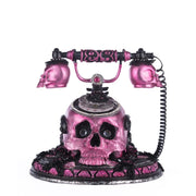 Quirks! Katherine's Collection Halloween, Halloween, Seasonal Decor Skull And Roses Phone Tabletop by Katherine's Collection