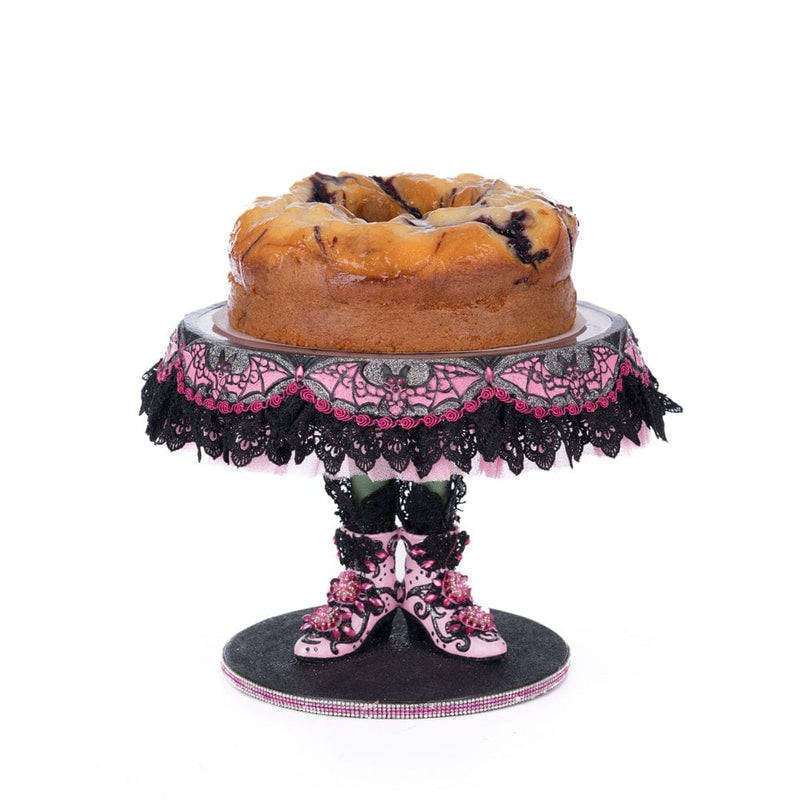 Quirks! Katherine's Collection Halloween, Halloween, Seasonal Decor Witch Boots Cake Plate by Katherine's Collection