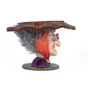 Quirks! Katherine's Collection Halloween, Halloween, Seasonal Decor Witch Head Cake Plate by Katherine's Collection