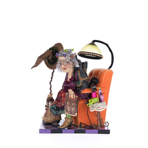 Quirks! Katherine's Collection Halloween, Halloween, Seasonal Decor Witches At The Crescent Moon Salon and Spa by Katherine's Collection