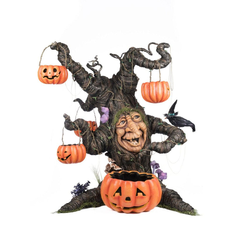 Quirks! Katherine's Collection Halloween, Halloween, Seasonal Decor Witching Willow Tree with Jack O Lanterns by Katherine's Collection