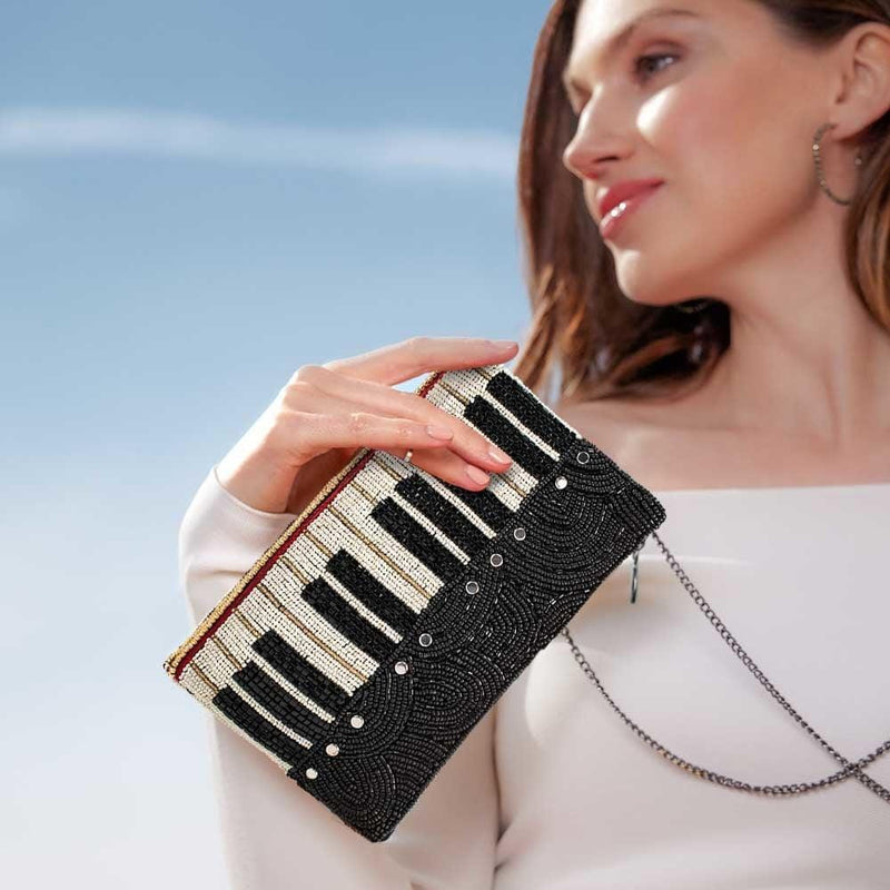 Quirks! Mary Frances Accessories Keys to My Heart Crossbody Phone Bag by Mary Frances