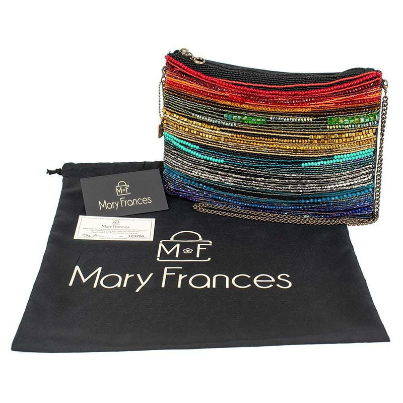 Quirks! Mary Frances Accessories Rainbow Radiance Crossbody Handbag by Mary Frances
