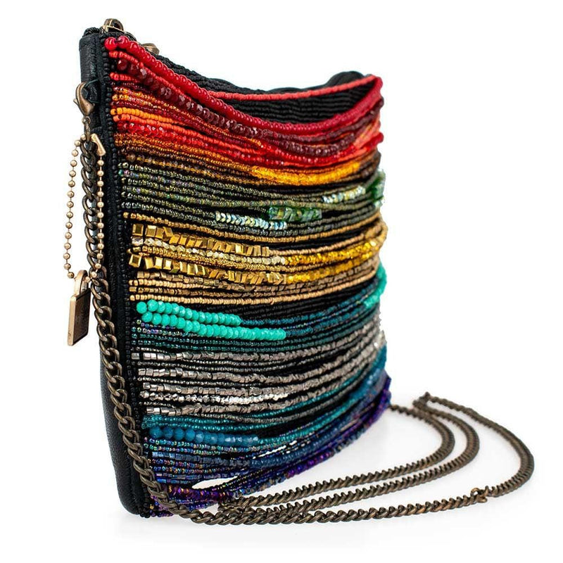 Quirks! Mary Frances Accessories Rainbow Radiance Crossbody Handbag by Mary Frances