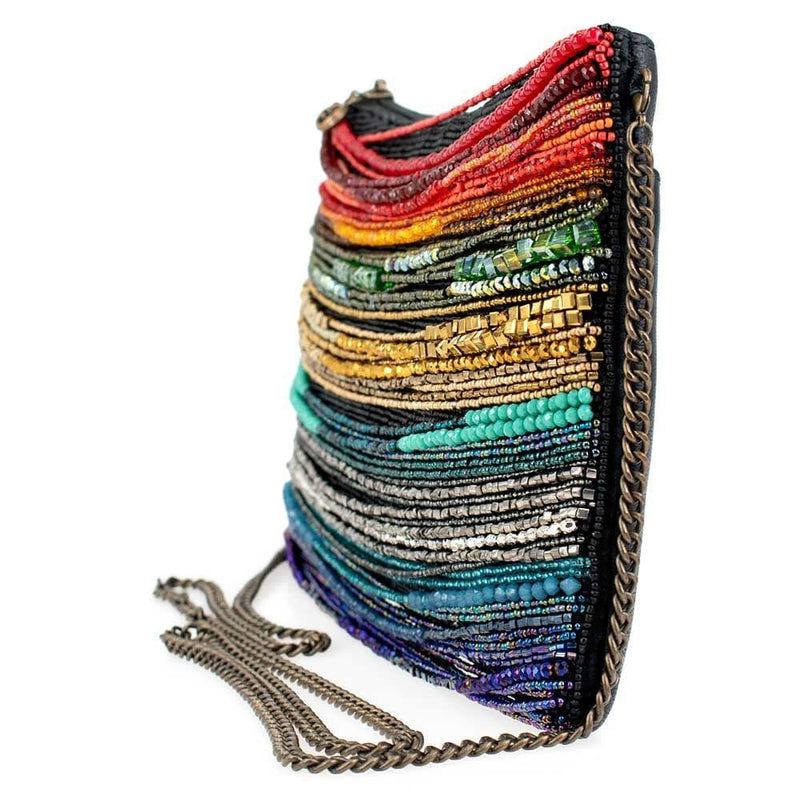 Quirks! Mary Frances Accessories Rainbow Radiance Crossbody Handbag by Mary Frances