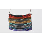 Quirks! Mary Frances Accessories Rainbow Radiance Crossbody Handbag by Mary Frances