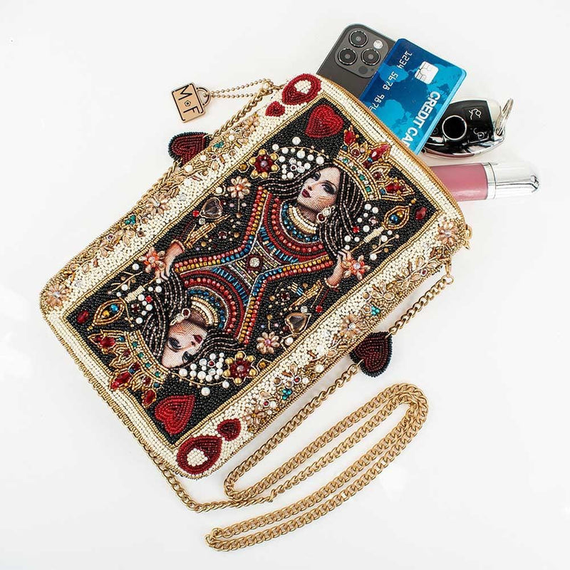 Quirks! Mary Frances Accessories The Queen Mini Crossbody Handbag by Mary Frances