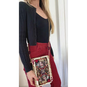 Quirks! Mary Frances Accessories The Queen Mini Crossbody Handbag by Mary Frances