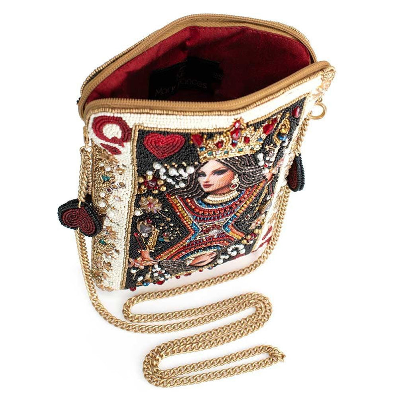 Quirks! Mary Frances Accessories The Queen Mini Crossbody Handbag by Mary Frances