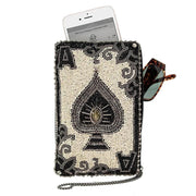 Quirks! Mary Frances Accessories You're Aces Crossbody Phone Bag by Mary Frances