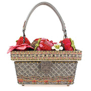 Quirks! Mary Frances Handbags Berry Beautiful Top Handle Bag by Mary Frances