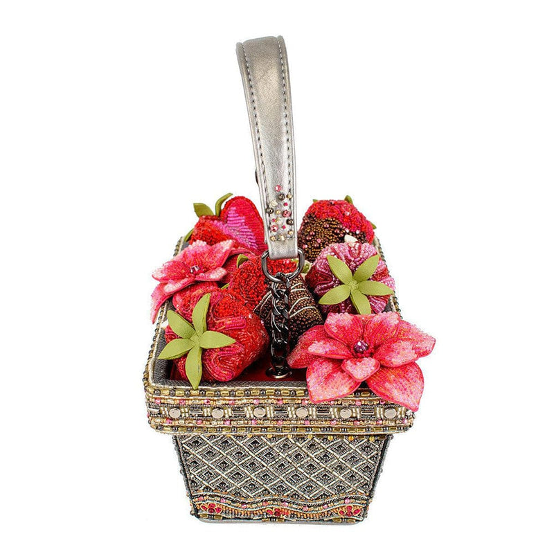 Quirks! Mary Frances Handbags Berry Beautiful Top Handle Bag by Mary Frances