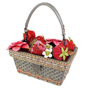 Quirks! Mary Frances Handbags Berry Beautiful Top Handle Bag by Mary Frances