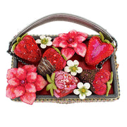 Quirks! Mary Frances Handbags Berry Beautiful Top Handle Bag by Mary Frances