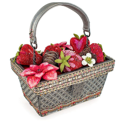 Quirks! Mary Frances Handbags Berry Beautiful Top Handle Bag by Mary Frances