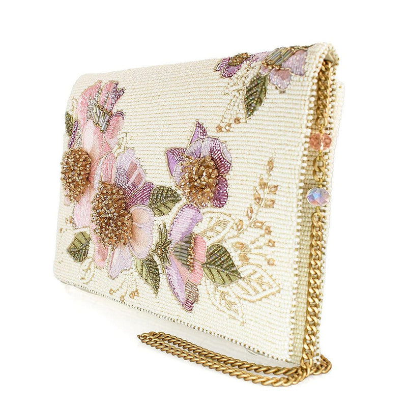 Quirks! Mary Frances Handbags Blushing Blossom Crossbody Handbag by Mary Frances