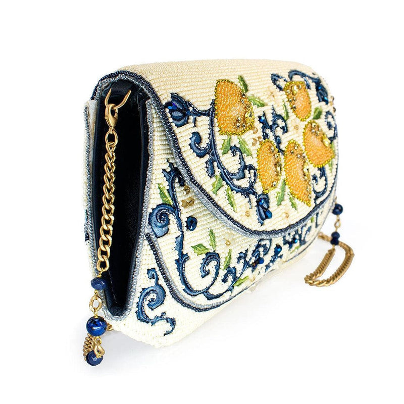 Quirks! Mary Frances Handbags Capri Lemons Crossbody Handbag by Mary Frances
