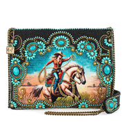 Quirks! Mary Frances Handbags Cowgirl Crossbody Handbag by Mary Frances