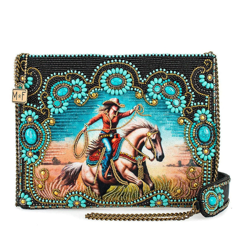 Quirks! Mary Frances Handbags Cowgirl Crossbody Handbag by Mary Frances