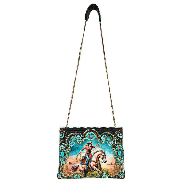Quirks! Mary Frances Handbags Cowgirl Crossbody Handbag by Mary Frances