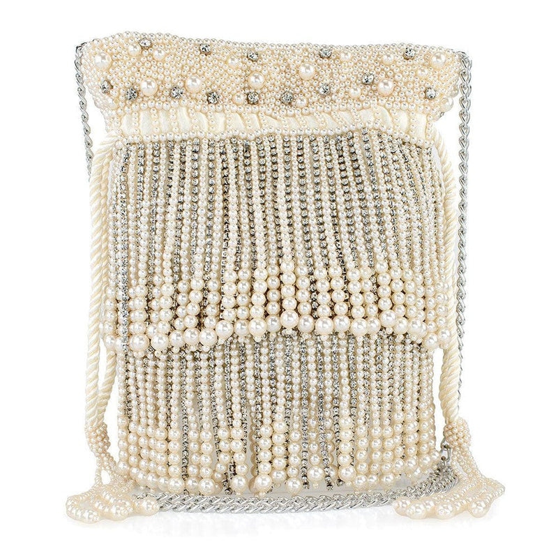 Quirks! Mary Frances Handbags Elegance Crossbody Drawstring Handbag by Mary Frances