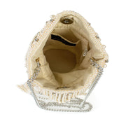 Quirks! Mary Frances Handbags Elegance Crossbody Drawstring Handbag by Mary Frances